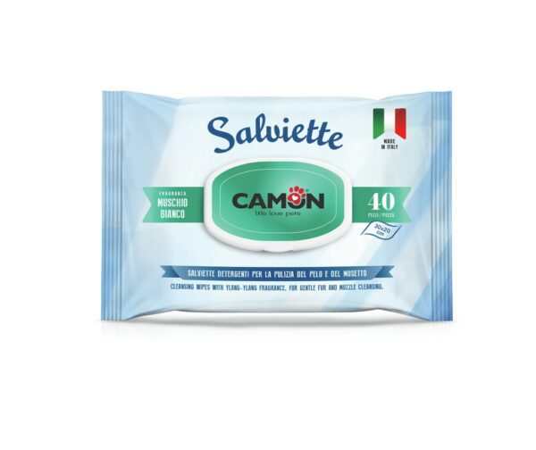 Salviette Camon 40 Pz – Muschio Bianco