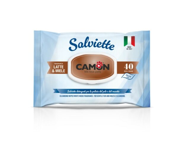 Salviette Camon 40 Pz – Latte e Miele