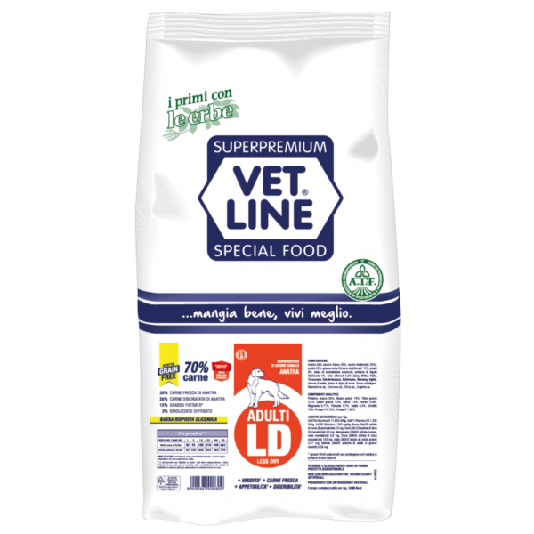 Vet Line Ld Adulti - Anatra - 3 Kg