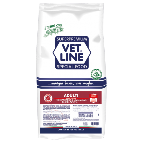 Vet Line Adulti Taglia Piccola - Bufalo - 3 Kg