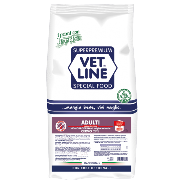 Vet Line Adulti Taglia Piccola - Cervo - 3 Kg