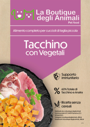 Crocchette Tacchino con vegetali – La Boutique degli Animali