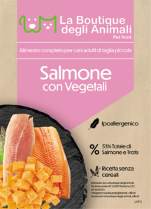 Crocchette Salmone con vegetali – La Boutique degli Animali