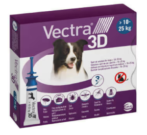 Vectra 3d cane 10kg - 25kg 3 pip