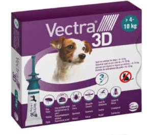 Vectra 3d cane 4kg - 10kg 3 pip